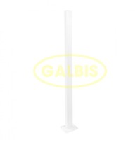 Poste 60x40 Galvanizado
 With base plate-Yes Thickness-1,5 mm Height. (cm)-1,05 m Dimensions-60x40 mm Finishing-Lacquered White RAL 9010