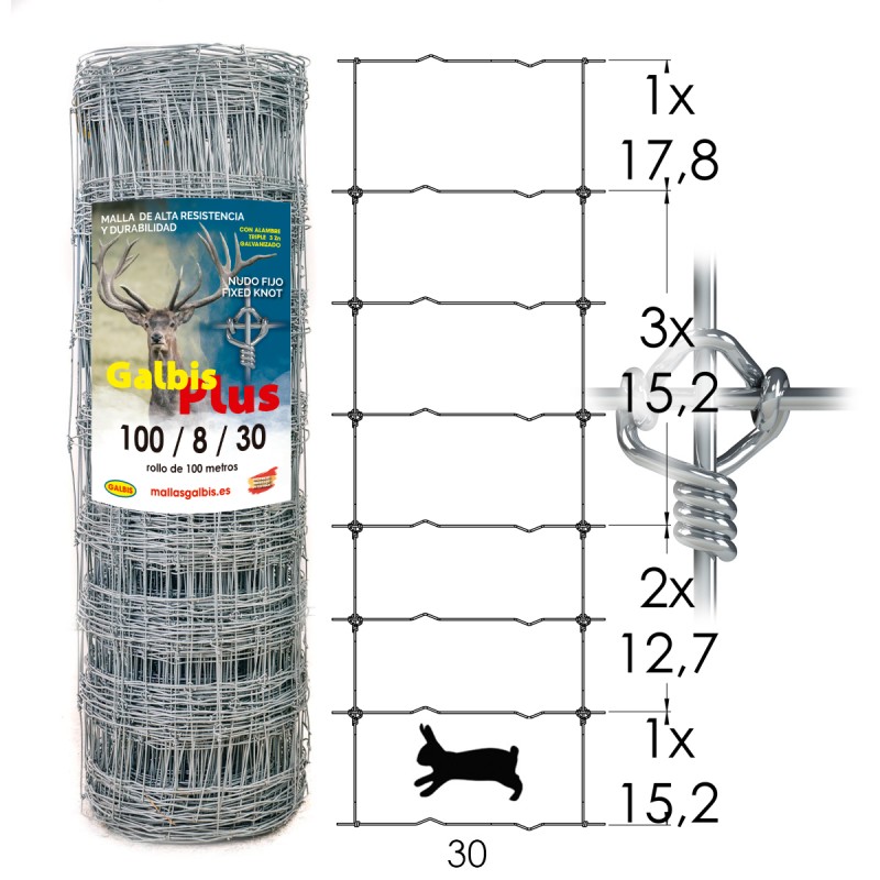 High-resistance mesh Galbis Plus - Cinegetics