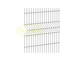 Mallazo Rígido Plegado Mallarte
 Côr -Branco RAL 9010 Longitude-2.50 m Altura (cm)-1 m