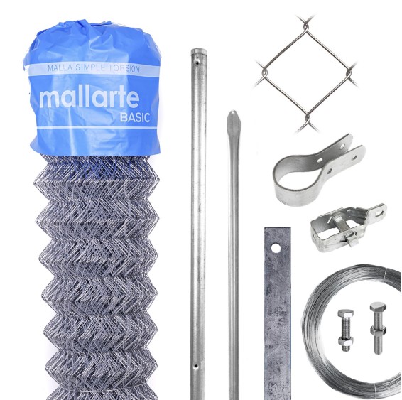 Kit Vallado Simple Torsión Mallarte Basic 50/13/150 para 25m