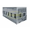 Comedero Ovino 3x1.30m Galvanizado con Ventanas