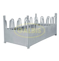 Comedero de Vacuno Rectangular Galvanizado en Caliente