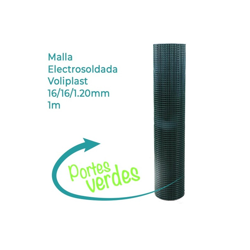 Malla Electrosoldada Plastificada