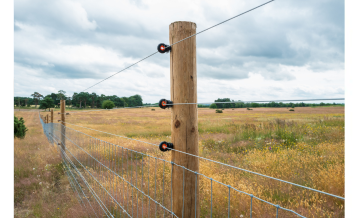 ¿Cómo instalar postes de madera para cercados?